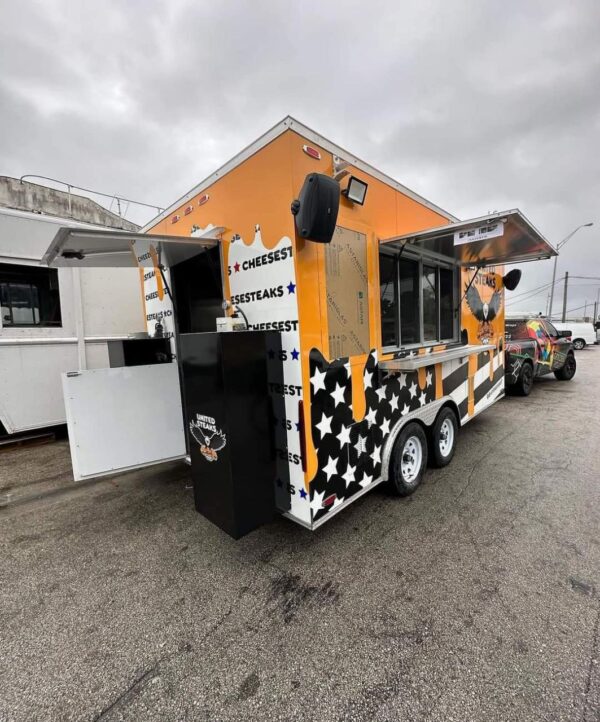 Custom 16ft food trailer