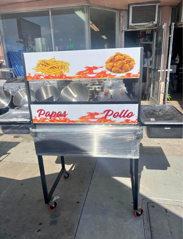 chicken and potato cart