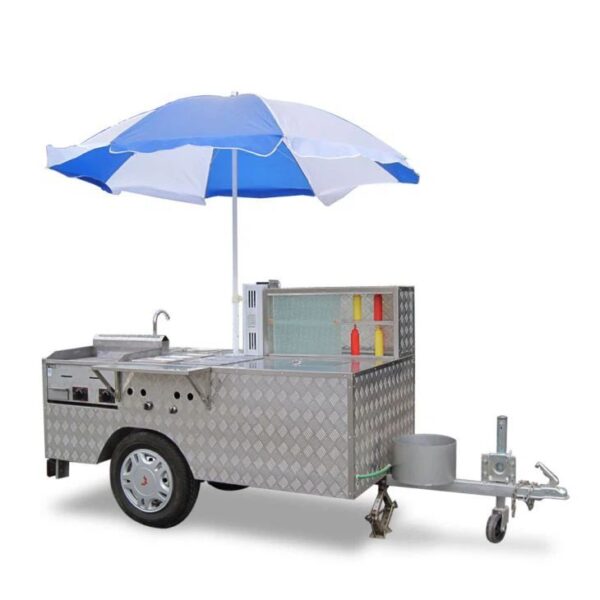 DELUXE HOT DOG / STAINLESS STEEL CART - Image 2