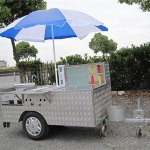 DELUXE HOT DOG / STAINLESS STEEL CART