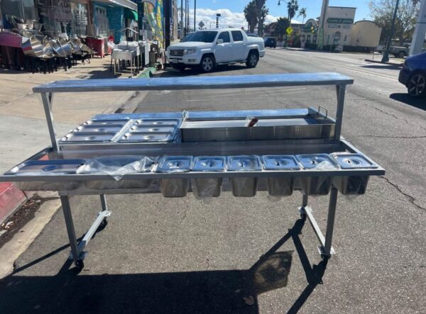 Silver Hot Dog Cart - Image 3