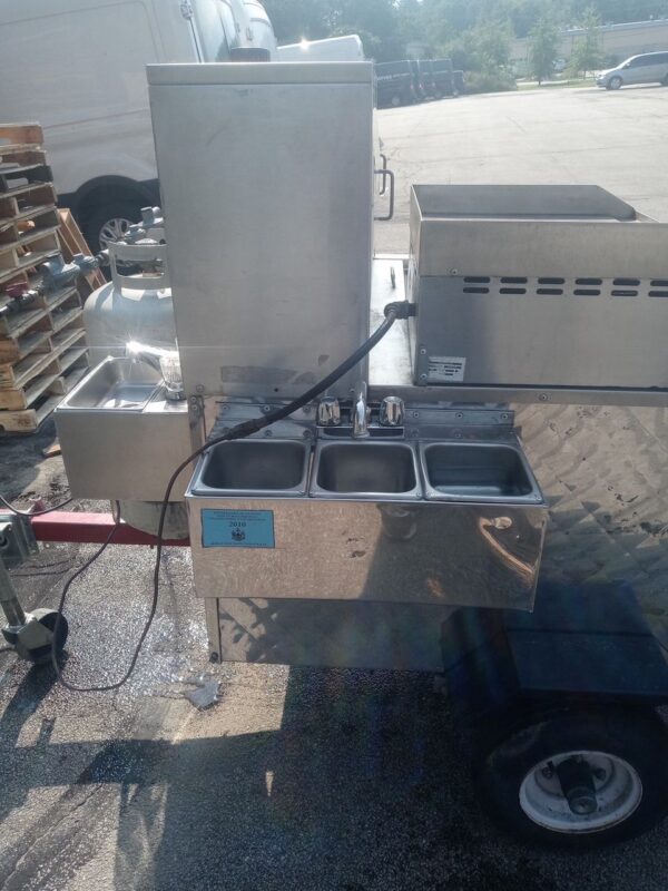 Silver Hot dog cart - Image 3