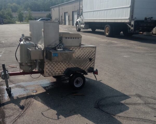 Silver Hot dog cart - Image 2