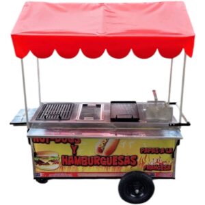 CART WITH GRILL