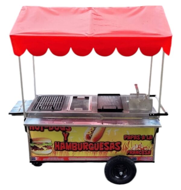 CART WITH GRILL