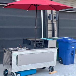 Brand new hot dog cart