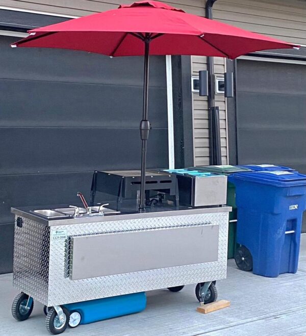 Brand new hot dog cart