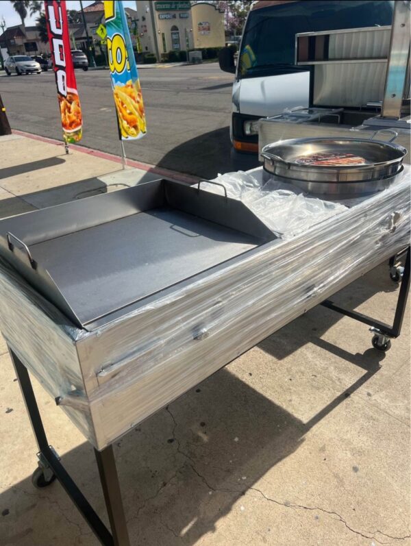 Taco grill three trays and a comal ball up - Image 3